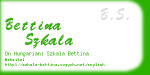 bettina szkala business card